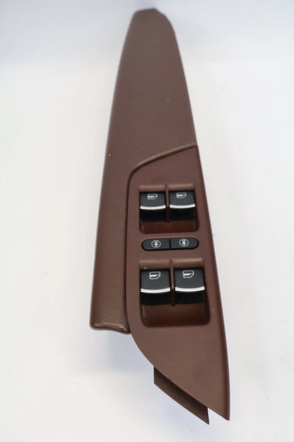 2011-2017 VW TOUAREG FRONT LEFT WINDOW SWITCH ASSEMBLY WITH BEZEL OEM 7P1867165