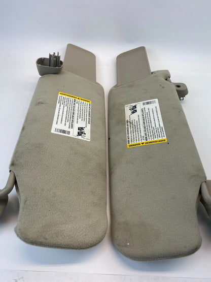 03-06 YUKON ESCALADE TAHOE W SUNROOF LEFT & RIGHT SUNVISOR SUN VISOR SET