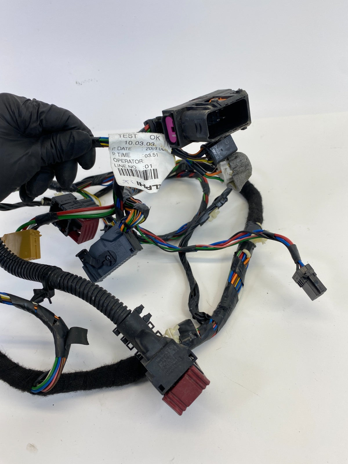 03-11 Saab 9-3 Front Right Passenger Side Door Harness Wire Wiring 12833182 OEM