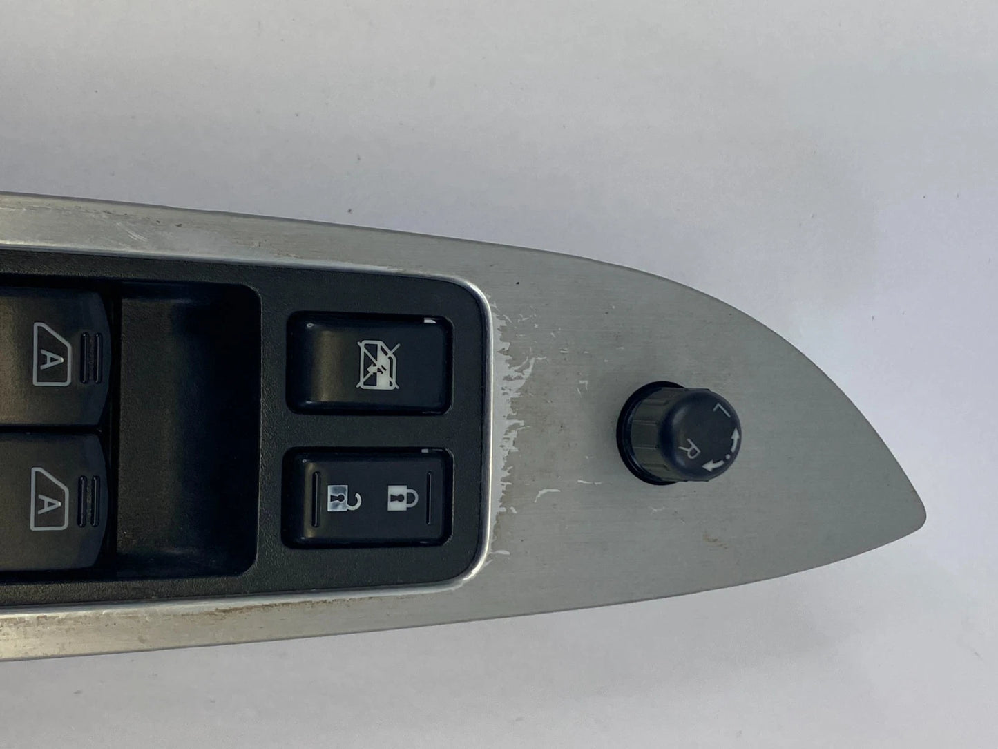 2009-2014 NISSAN MURANO DRIVER LEFT MASTER & LOCK SWITCH W/ BEZEL 809611AA6A OEM