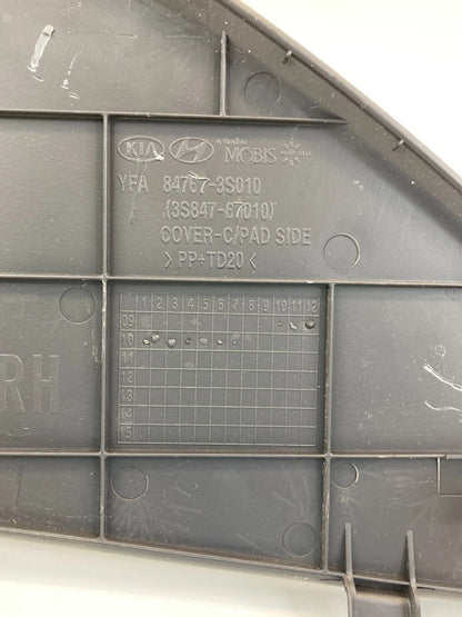 2011-2014 HYUNDAI SONATA DASH RIGHT SIDE END CAP COVER PANEL TRIM 84767-3S010