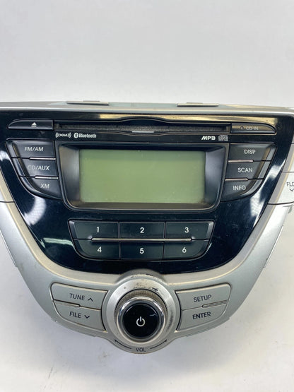 11-13 HYUNDAI ELANTRA RADIO AM/FM RECEIVER MP3 W DISPLAY SCREEN 961703X161BL OEM