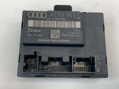2006 2007 AUDI A6 QUATTRO REAR LEFT SIDE DOOR CONTROL MODULE 4F0-959-795-E OEM