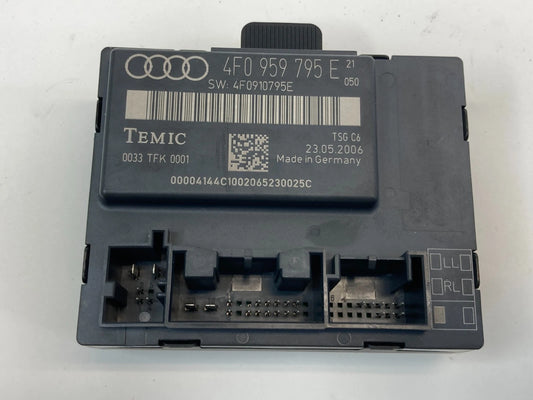 2006 2007 AUDI A6 QUATTRO REAR LEFT SIDE DOOR CONTROL MODULE 4F0-959-795-E OEM
