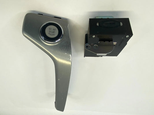 09-14 NISSAN MURANO SMART KEY SLOT READER MODULE UNIT W/ START SWITCH & BEZEL