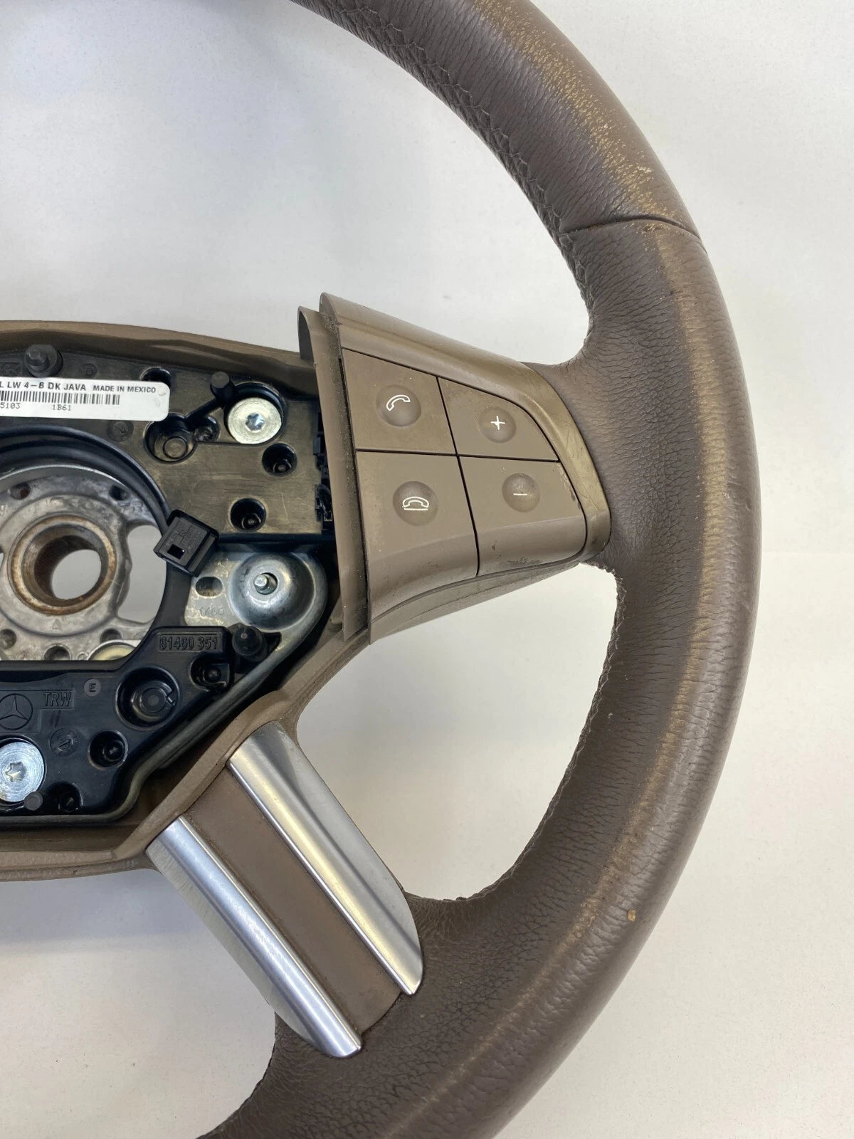 06-11 MERCEDES-BENZ ML350 STEERING WHEEL W/MULTIFUNCTIONAL CONTROL A1644605103