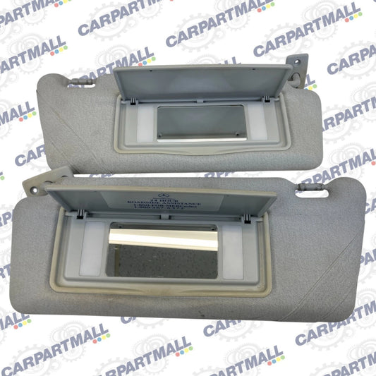 1998-2002 MERCEDES-BENZ E430 LEFT & RIGHT SUNVISOR SUN VISOR SHADE PAIR SET OEM