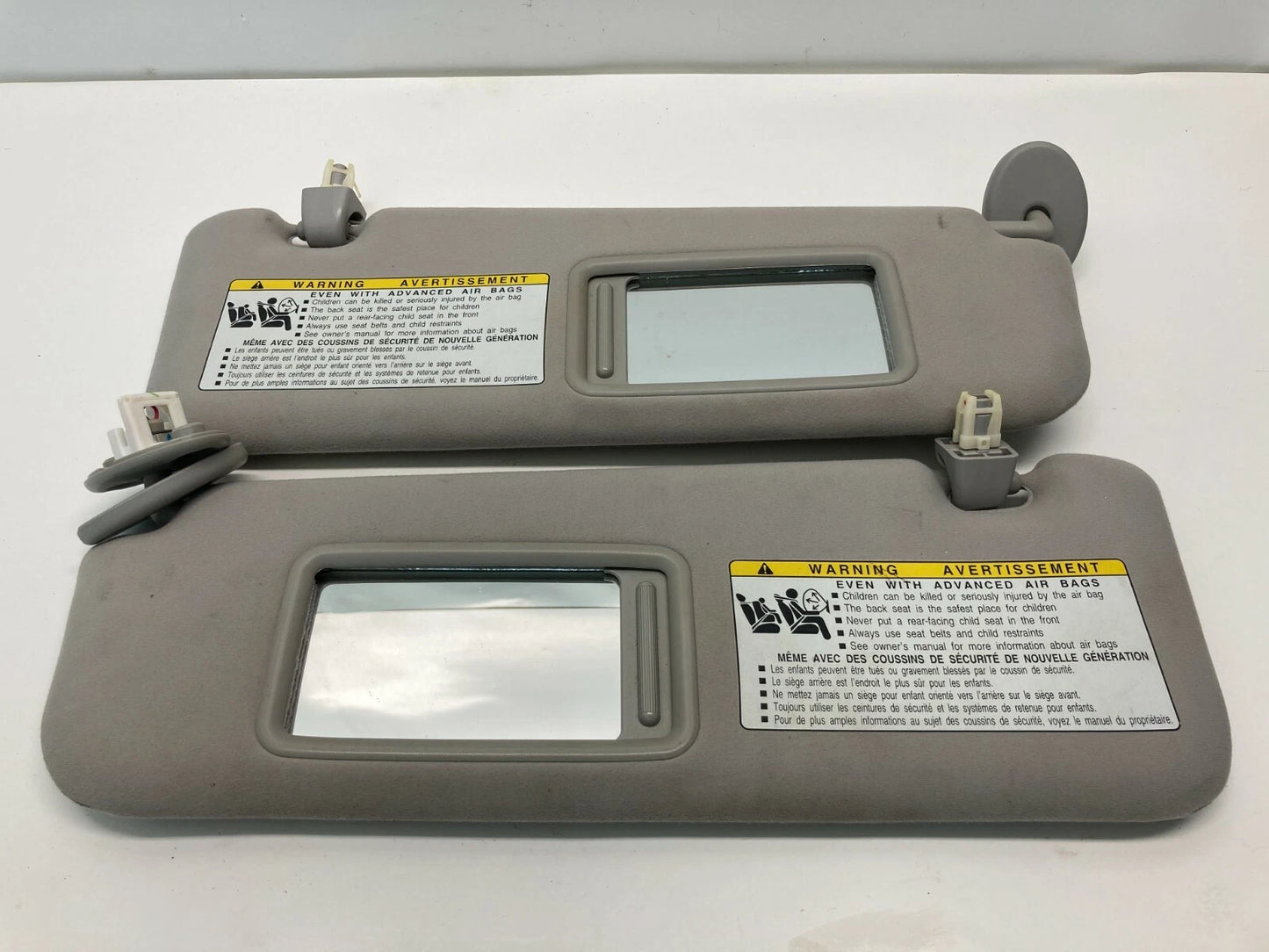 2007-2009 LEXUS ES350 SUNVISOR LEFT & RIGHT SUN VISOR SUNVISOR SET PAIR OEM