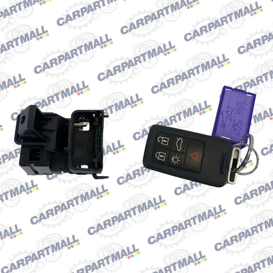 11-18 Volvo S60 Keyless Entry Antenna Sensor Module w/ Smart Key Remote Control