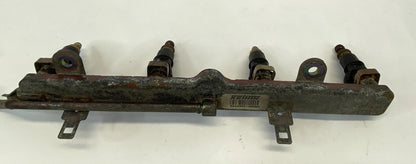 2003-2007 HONDA ACCORD 2.4L FWD A/T ENGINE FUEL INJECTION RAIL W/ INJECTOR OEM