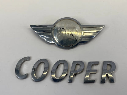 2006-2013 MINI COOPER REAR TRUNK DECK LID LOGO EMBLEM BADGE CHROME FINISH OEM