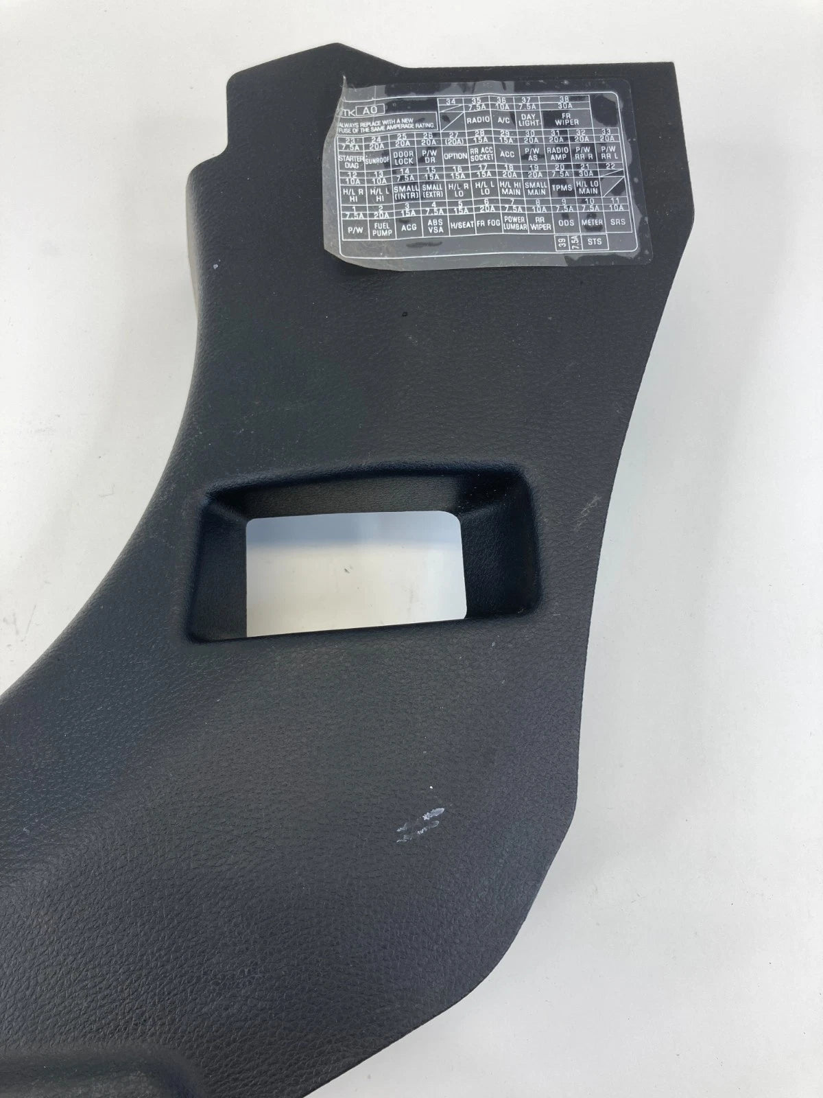 2007-2012 ACURA RDX LEFT DRIVER SIDE LOWER KICK PANEL COVER TRIM 83161-STK-A000