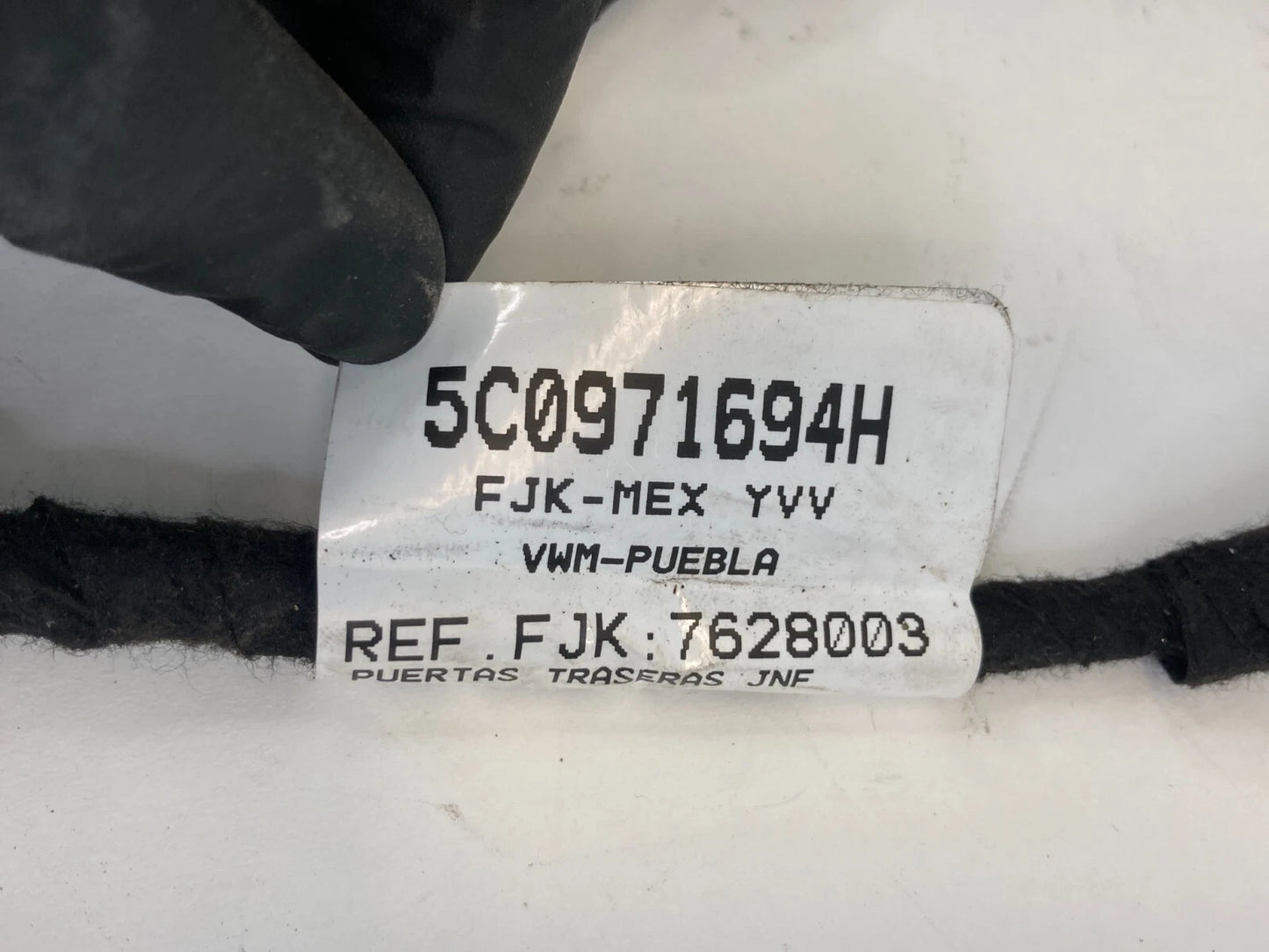 2011-2014 VOLKSWAGEN JETTA SEDAN REAR RIGHT DOOR HARNESS WIRE WIRING 5C0971694H