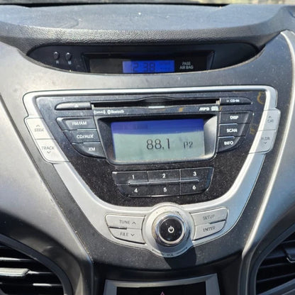 11-13 HYUNDAI ELANTRA CENTER DASH RADIO TRIM CLOCK BEZEL PANEL OEM 94510-3X000