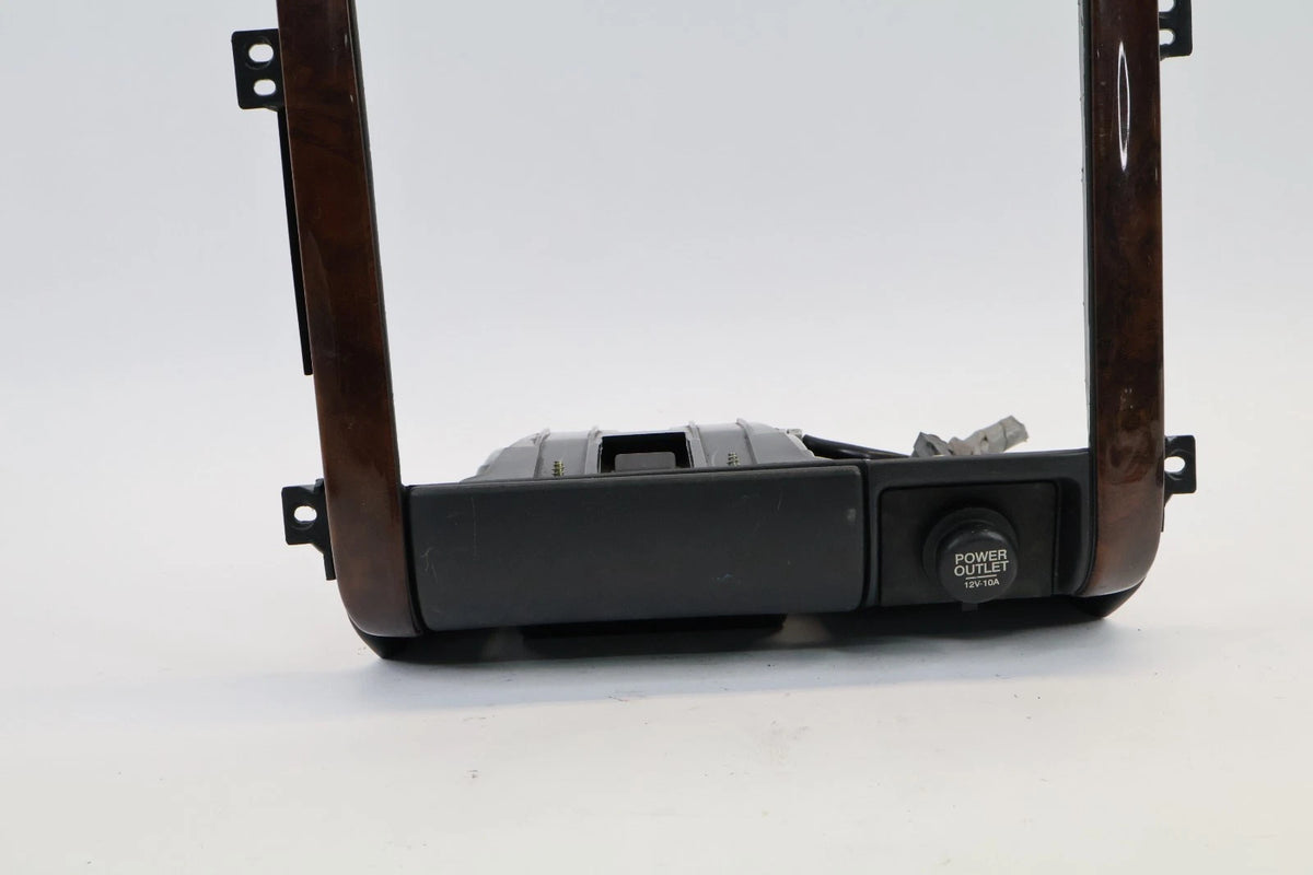 2003-2005 HONDA PILOT LOWER CENTER DASH TRIM BEZEL W/ POWER OUTLET ASHTRAY OEM
