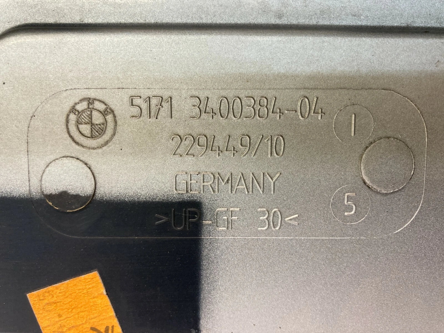 2004-2010 BMW X3 TRUNK LID SPOILER W/THIRD 3RD BRAKE LIGHT 5171340038404 OEM