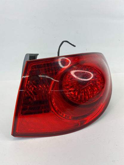 2007-2010 Hyundai Elantra Sedan Right Passenger Taillight Tail Lamp Light Outer