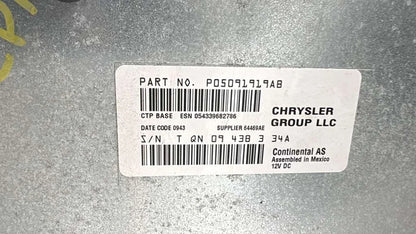 11-13 DODGE JOURNEY AM FM RADIO CD PLAYER RECEIVER UNIT SYSTEM SCREEN 4.3" OEM