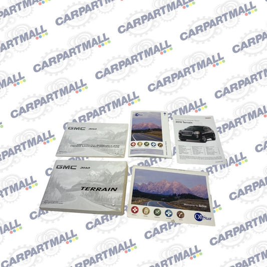 2010 GMC TERRAIN OWNERS MANUAL WARRANTY INFORMATION ONSTAR GUIDE SET OEM
