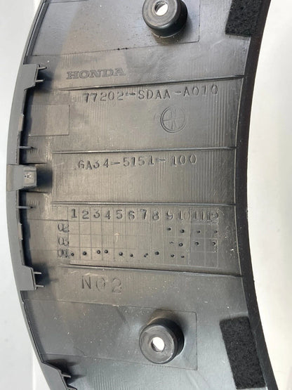 2003-2007 HONDA ACCORD SEDAN DASH CLUSTER SPEEDOMETER BEZEL TRIM 77202-SDAA-A010