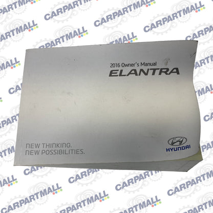 2016 16 HYUNDAI ELANTRA OWNER MANUAL GUIDE BOOK OEM