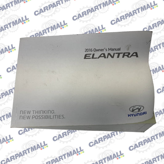 2016 16 HYUNDAI ELANTRA OWNER MANUAL GUIDE BOOK OEM