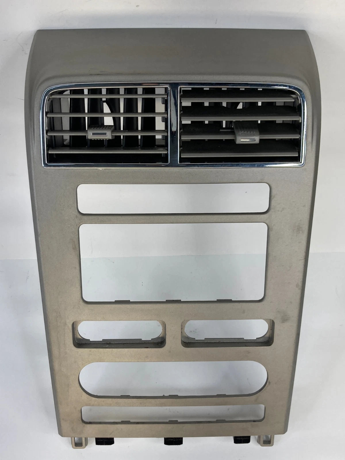 2007-2010 LINCOLN MKX DASH RADIO CLIMATE CONTROL PANEL BEZEL TRIM W/ AIR VENT