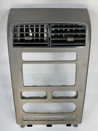 2007-2010 LINCOLN MKX DASH RADIO CLIMATE CONTROL PANEL BEZEL TRIM W/ AIR VENT