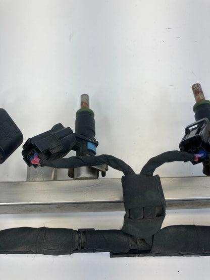 2012-2014 VOLKSWAGEN PASSAT 2.5 FUEL INJECTOR RAIL W/ 5 INJECTORS HARNESS OEM