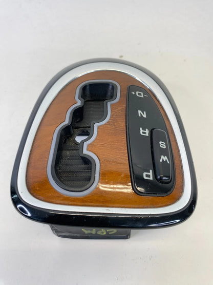 2000-2006 MERCEDES S430 SHIFTER BEZEL WOOD TRIM W/ W-S SWITCH OEM E95-500-44