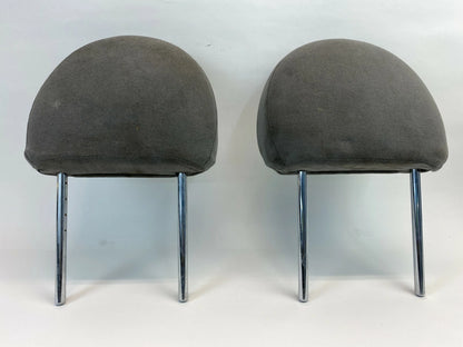 2007-2009 NISSAN SENTRA SL REAR HEADRESTS HEAD RESTS SET PAIR CLOTH OEM