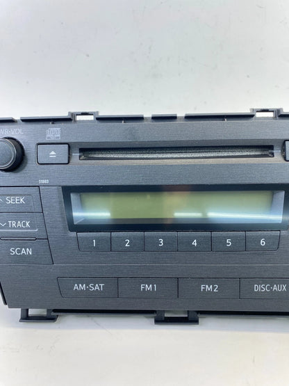 2010 2011 TOYOTA PRIUS RADIO RECEIVER CD DISC PLAYER MP3 WMA UNIT 8612047290 OEM