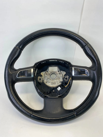 2008-2012 AUDI A5 QUATTRO STEERING WHEEL BLACK LEATHER OEM 8T0-419-091-A-WUL