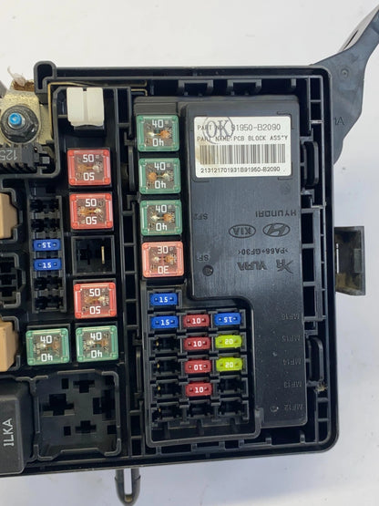 2014-2016 KIA SOUL 1.6L ENGINE FUSE BOX RELAY JUNCTION MODULE OEM 91950-B2050