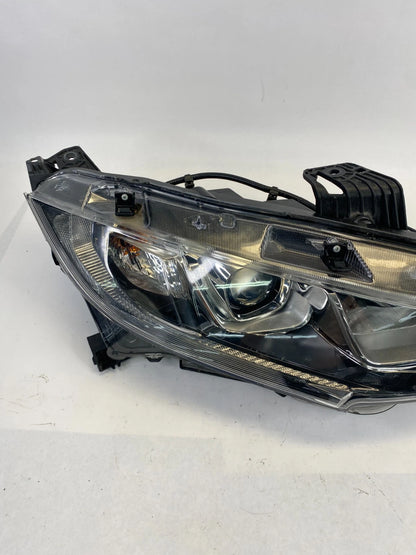 2016-2021 HONDA CIVIC RIGHT PASSENGER SIDE HALOGEN HEADLIGHT OEM 1EJ949782-02