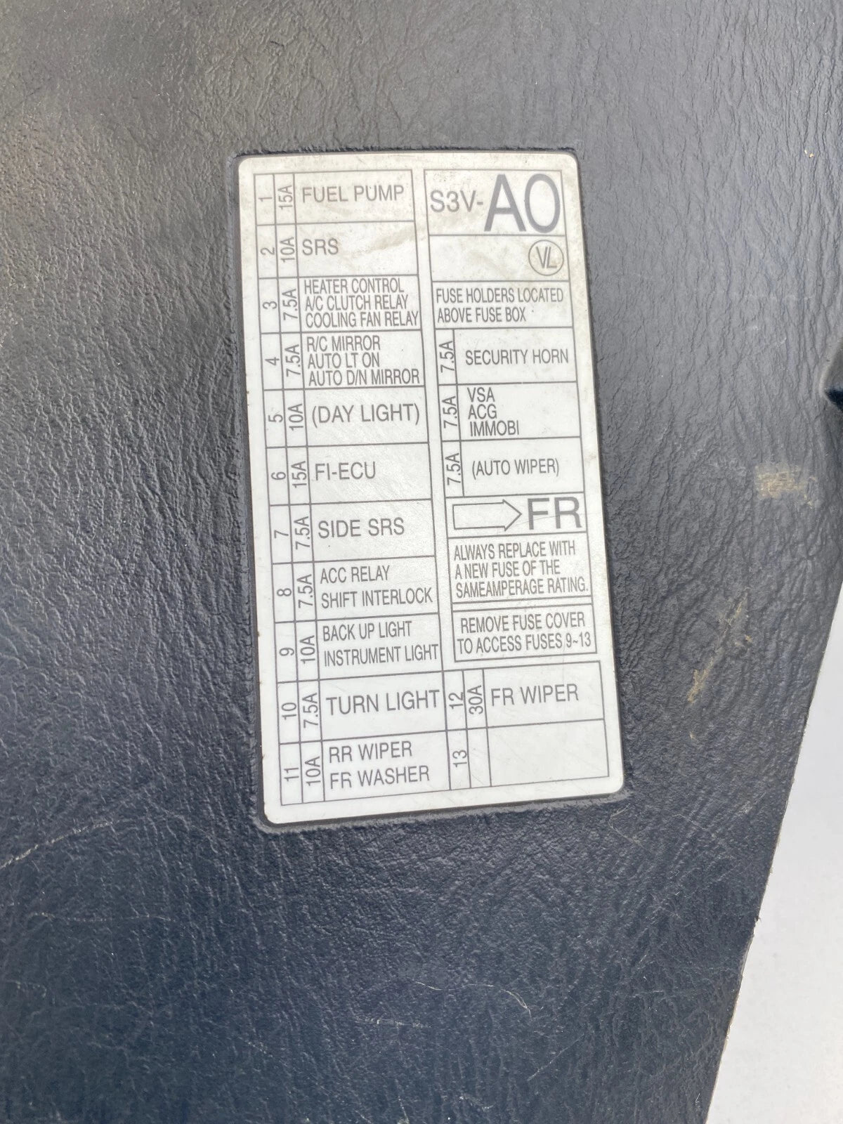 01-06 ACURA MDX LOWER DASH LEFT DRIVER SIDE KICK PANEL COVER TRIM 83161-S3V-A