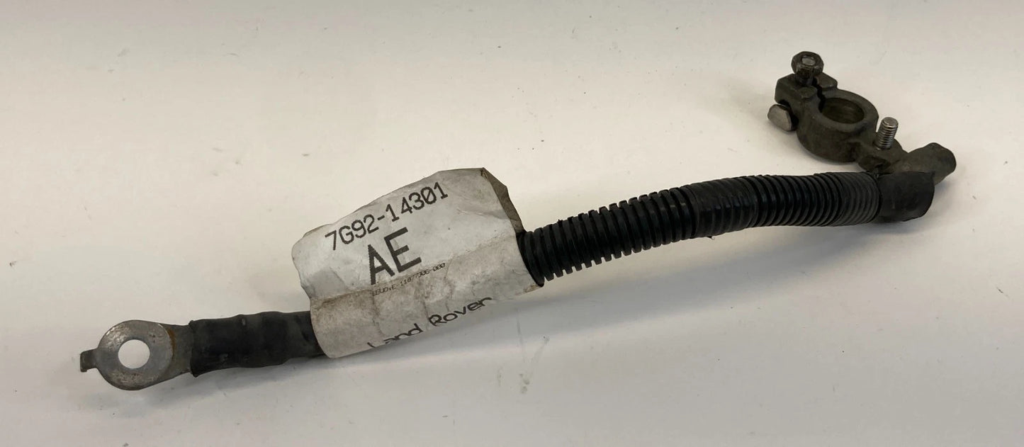 2008-2012 LAND ROVER LR2 BATTERY NEGATIVE CABLE WIRE TERMINAL 7G92-14301-AE OEM