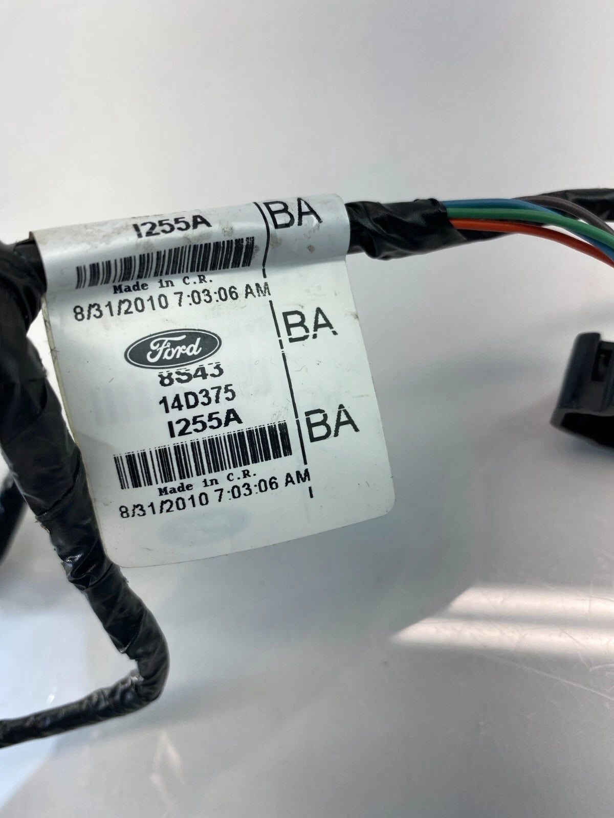 2011 11 FORD FOCUS SEDAN CENTER CONSOLE WIRE WIRING HARNESS CABLE 14D375-I255A