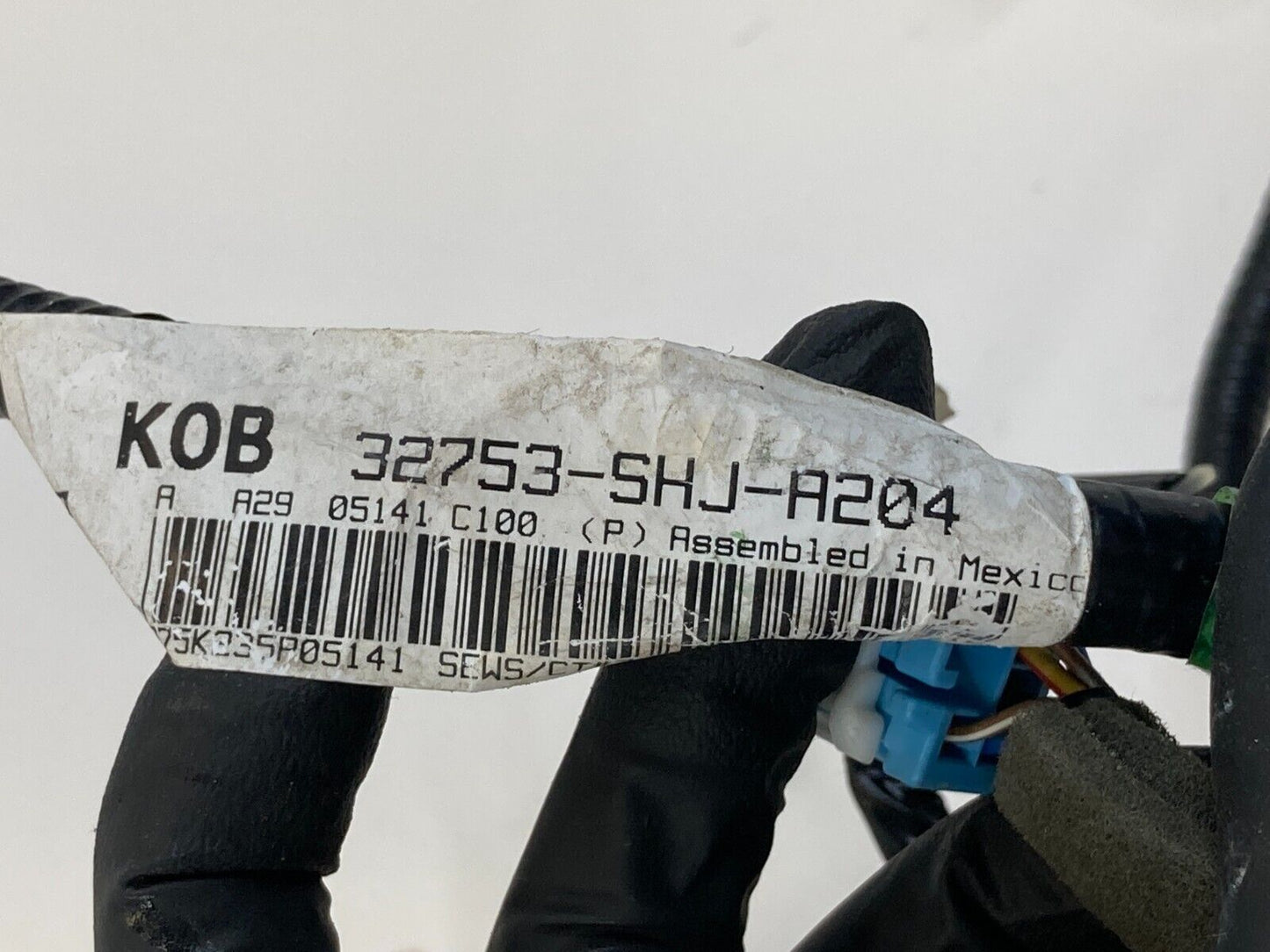 05-10 Honda Odyssey Rear Left Side Sliding Door Wire Wiring Harness 32753SHJA204