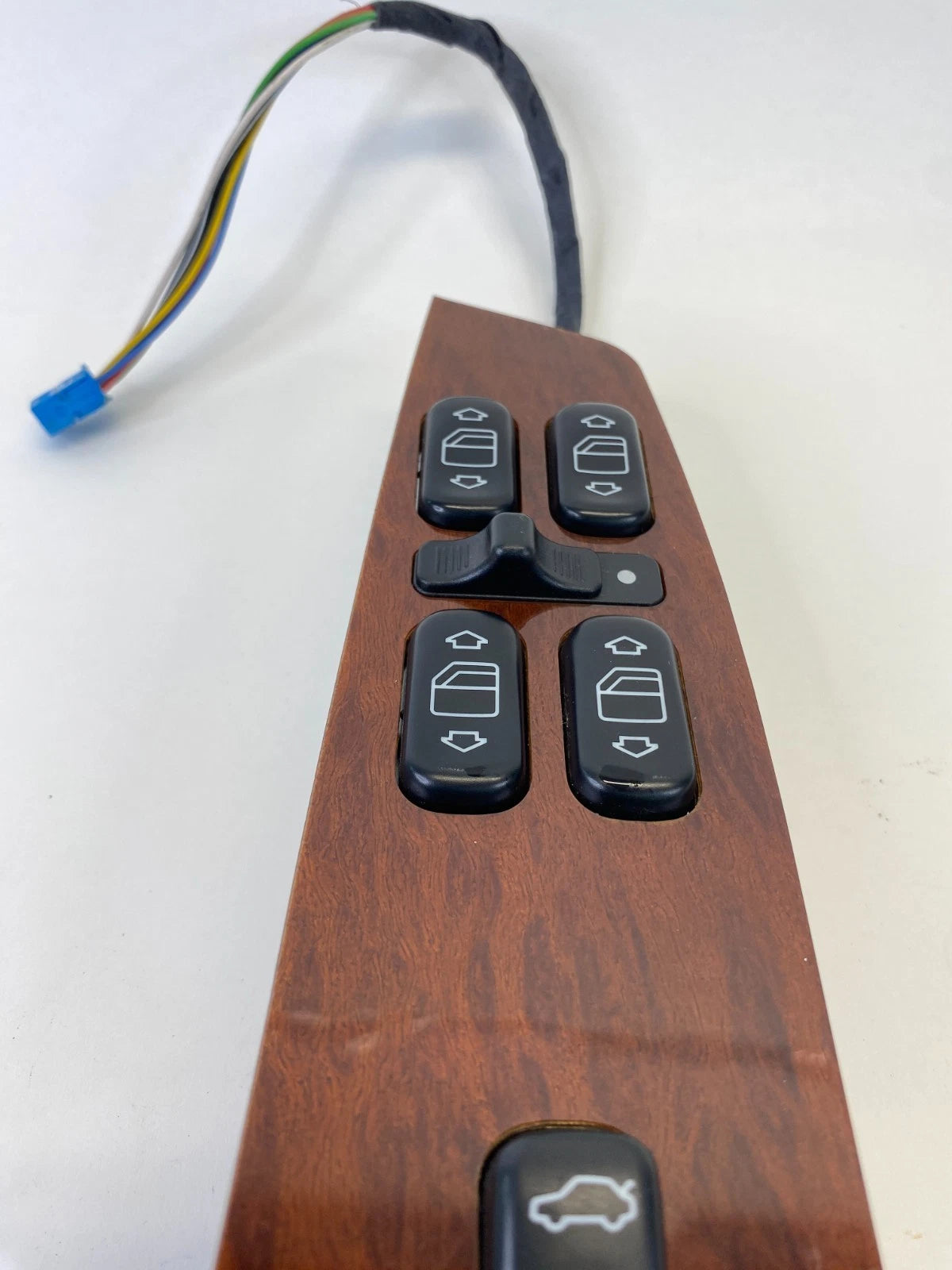 2000-2002 MERCEDES S430 DRIVER MASTER POWER WINDOW SWITCH WOOD BEZEL OEM