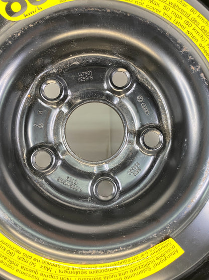 1999-2001 Audi A4 Emergency Spare Tire Wheel Compact Donut T125/90R15 96M