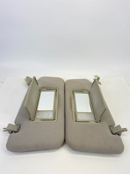2009-2014 Nissan Murano Sunvisor Left & Right Sun Visor Shade Pair Set OEM