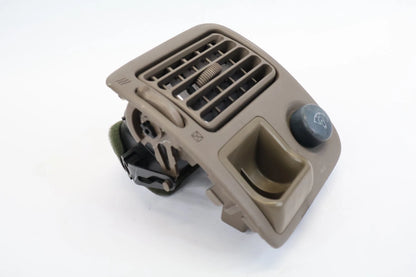 1998-2002 TOYOTA COROLLA DASH LEFT AIR VENT COIN HOLDER DIMMER SWITCH BEIGE OEM