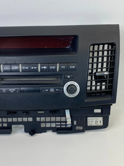 08 09 MITSUBISHI LANCER DASH PANEL RADIO AM/CD PLAYER W A/C VENTS 8002A377XA OEM