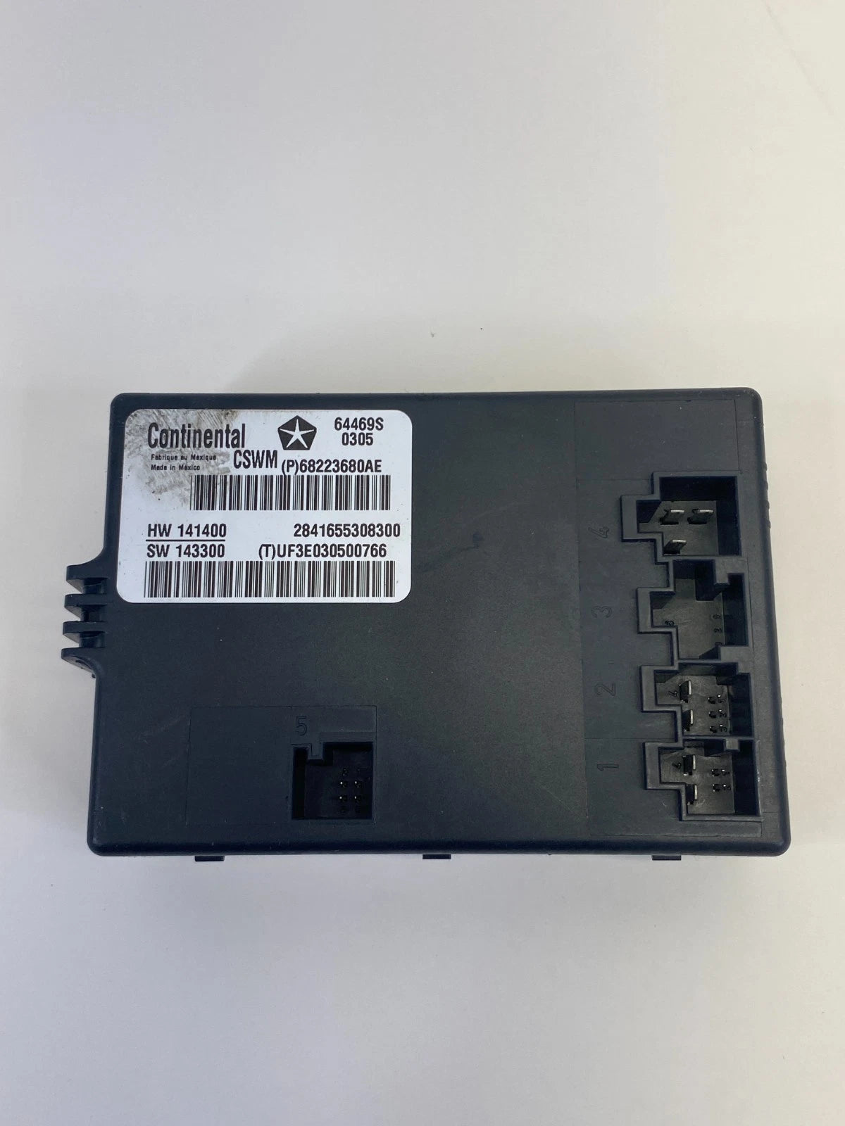 2015-2017 CHRYSLER 200 HEATED SEAT CONTROL MODULE UNIT 68223680AE OEM