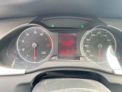 11-12 AUDI A4 QUATTRO INSTRUMENT CLUSTER SPEEDOMETER 206.248 MILES 8K0-920-950H