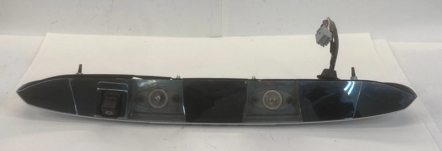07-12 GMC ACADIA REAR TRUNK LID CHROME TRIM MOLDING WITH REAR VIEW CAMERA OEM