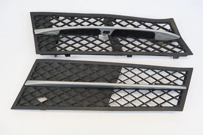 2011-2013 BMW 528I 535I 550I FRONT LEFT RIGHT LOWER BUMPER COVER GRILLE SET OEM