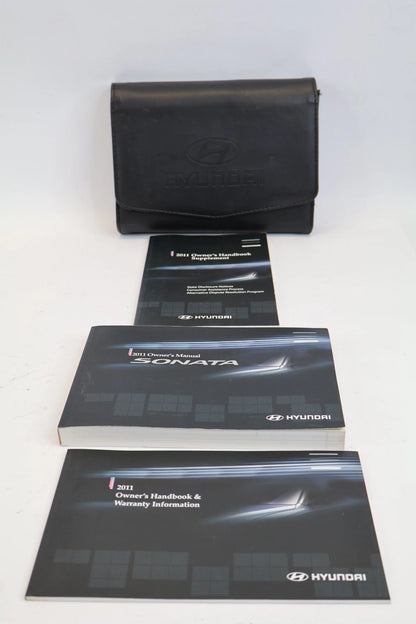 2011 HYUNDAI SONATA OWNERS MANUAL SET WITH CASE USER GUIDES BOOKLETS OEM FACTORY