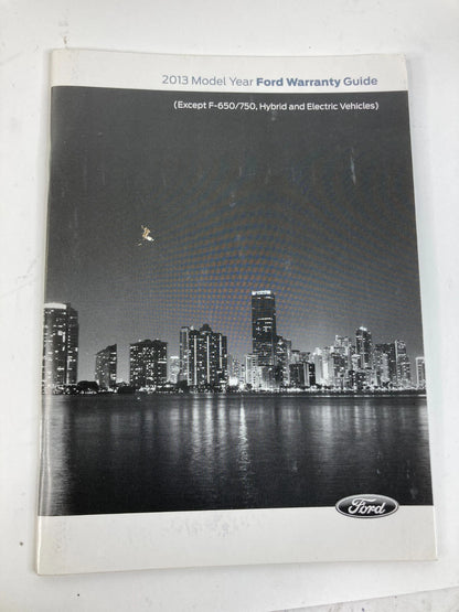 2013 13 FORD FUSION OWNERS OWNER'S GUIDE MANUAL BOOK SET W/ CASE OEM